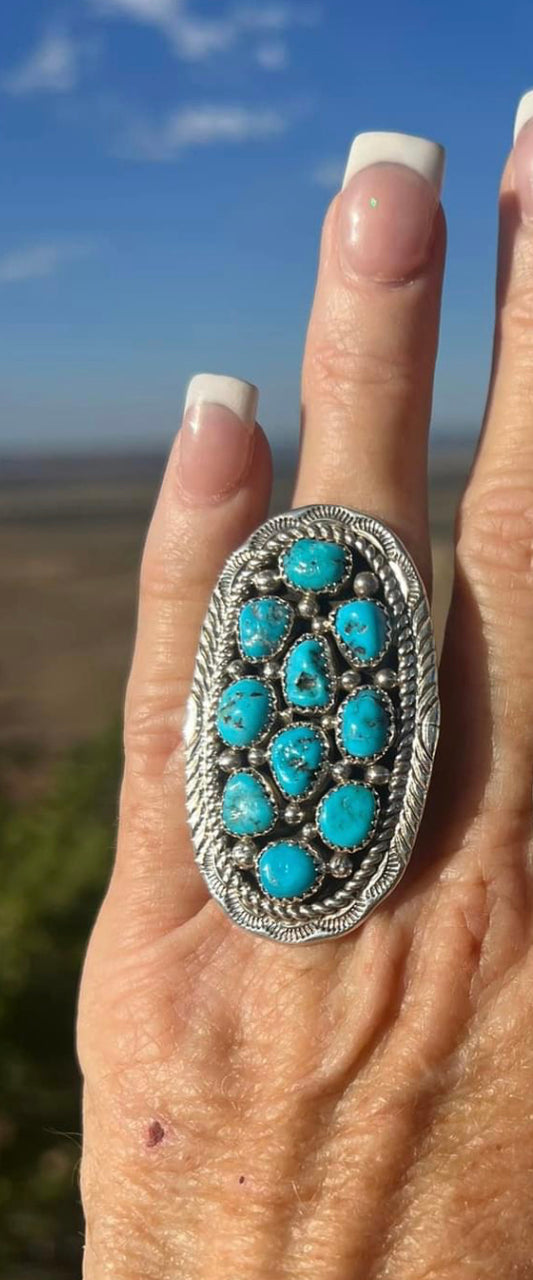 Navajo sterling ring reserved for Annie Satterley