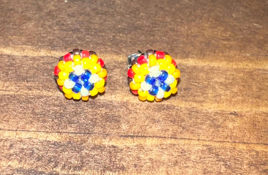 Navajo Beaded Post Earrings