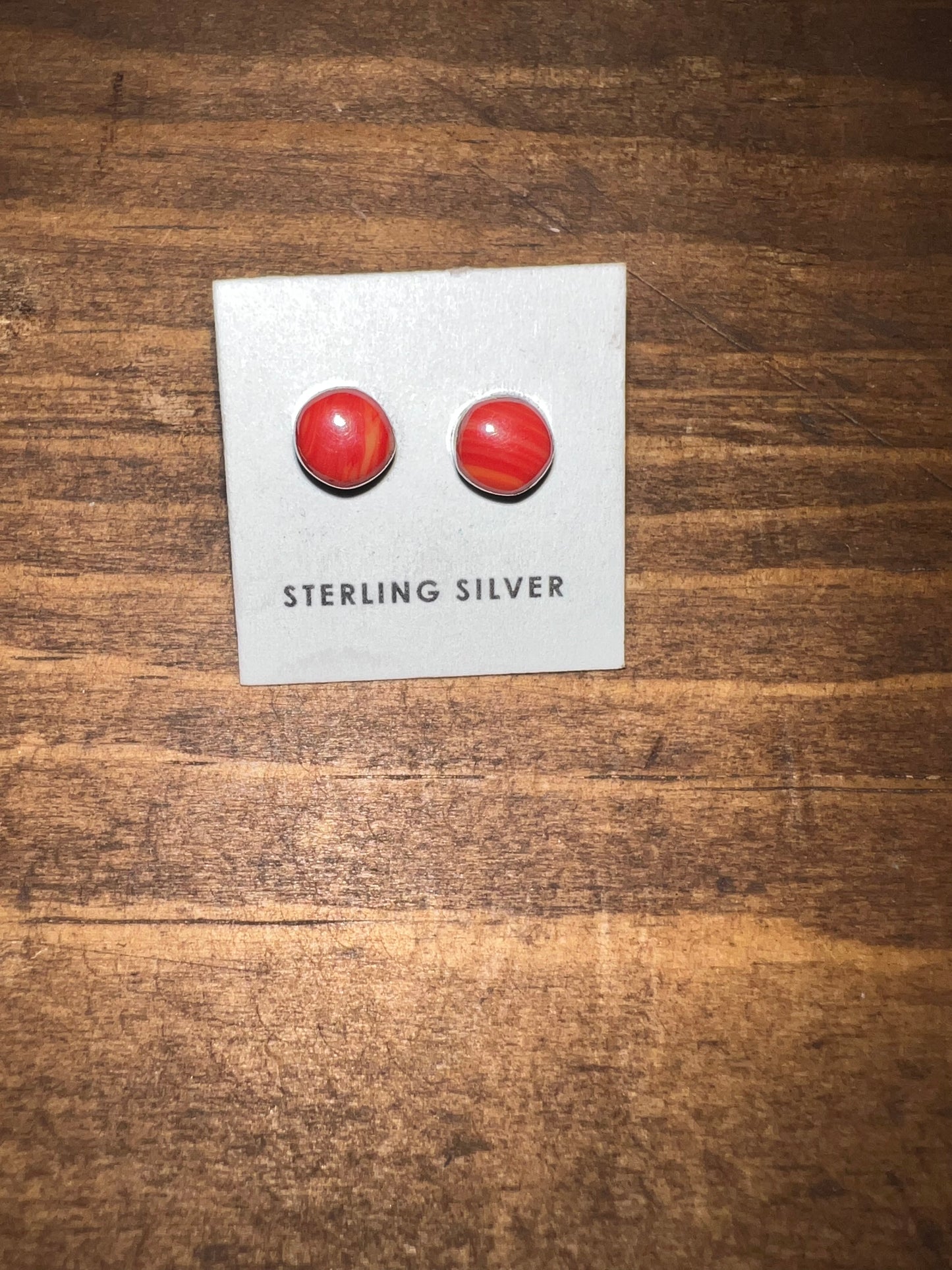 Sterling Silver Spiny Oyster Earrings