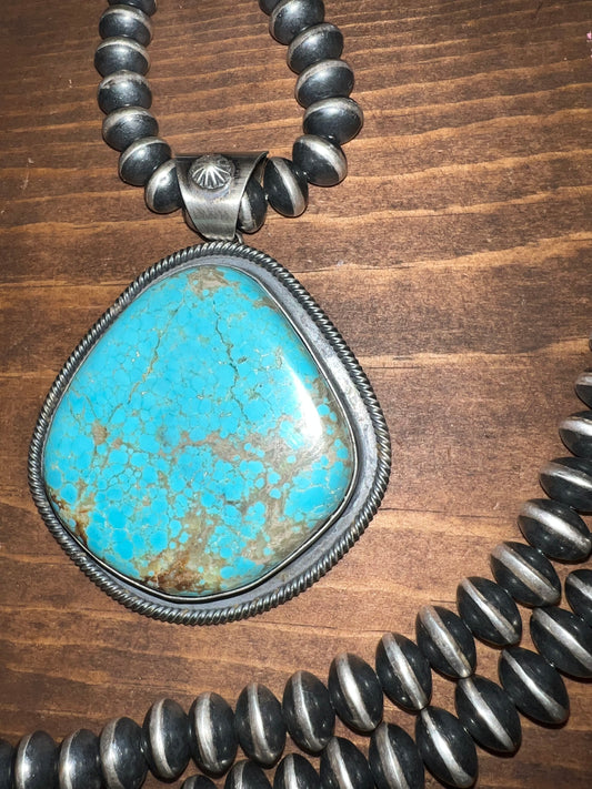 Gorgeous Sterling Silver Turquoise pendant