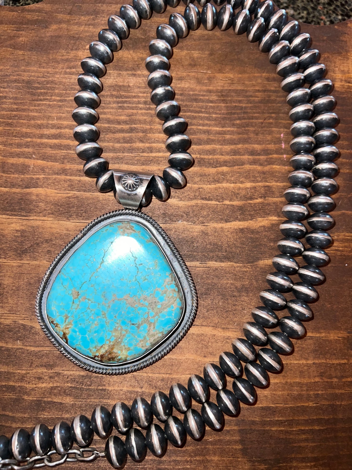 Gorgeous Sterling Silver Turquoise pendant