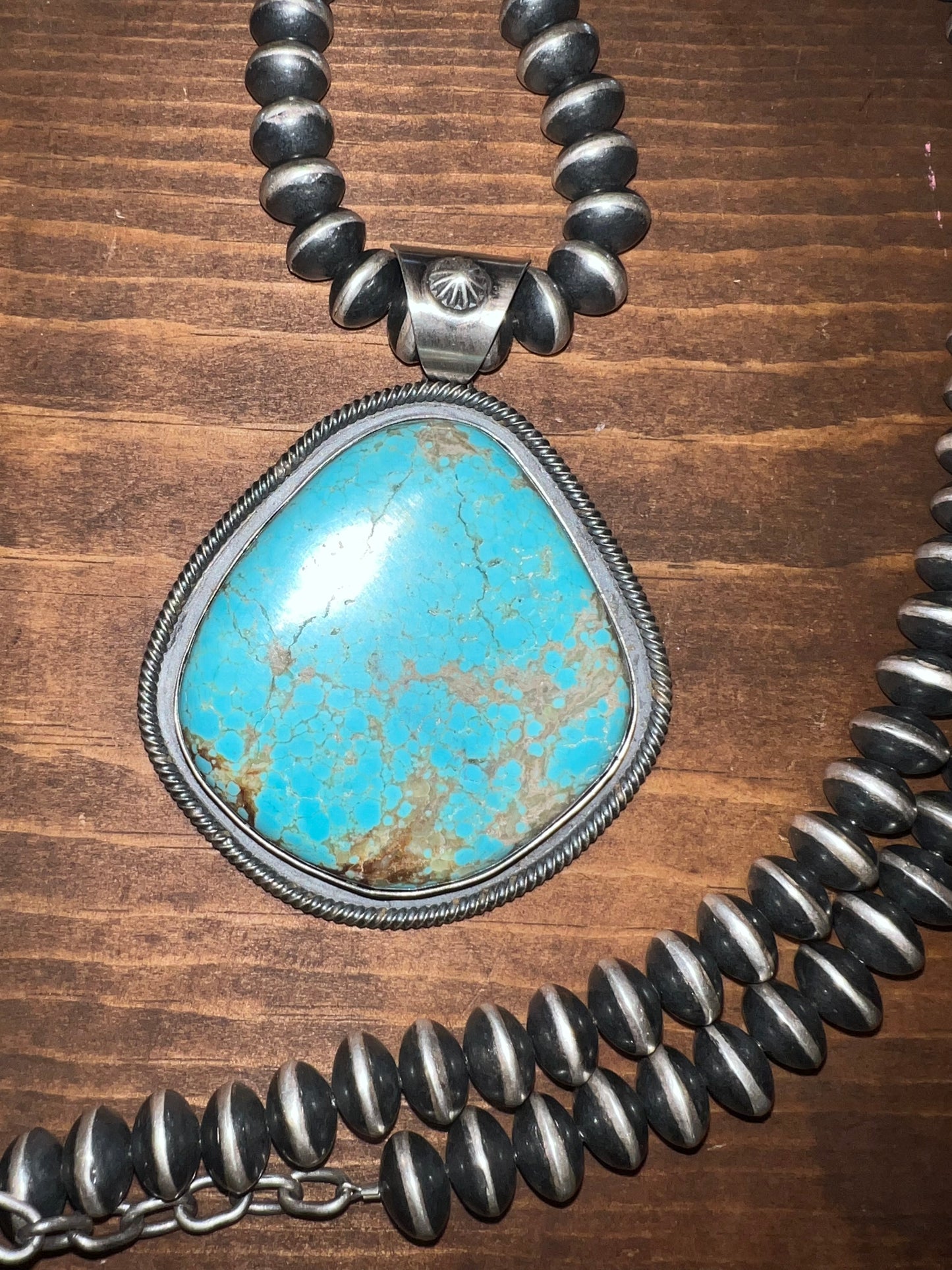 Gorgeous Sterling Silver Turquoise pendant