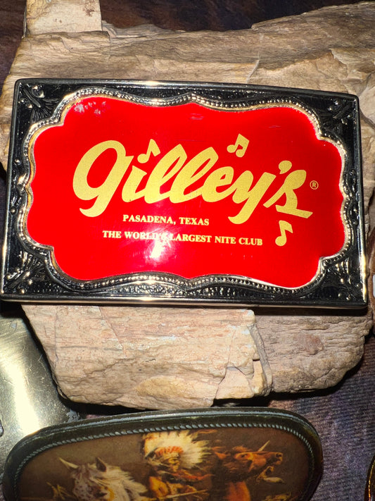 Vintage Gilleys Belt Buckle