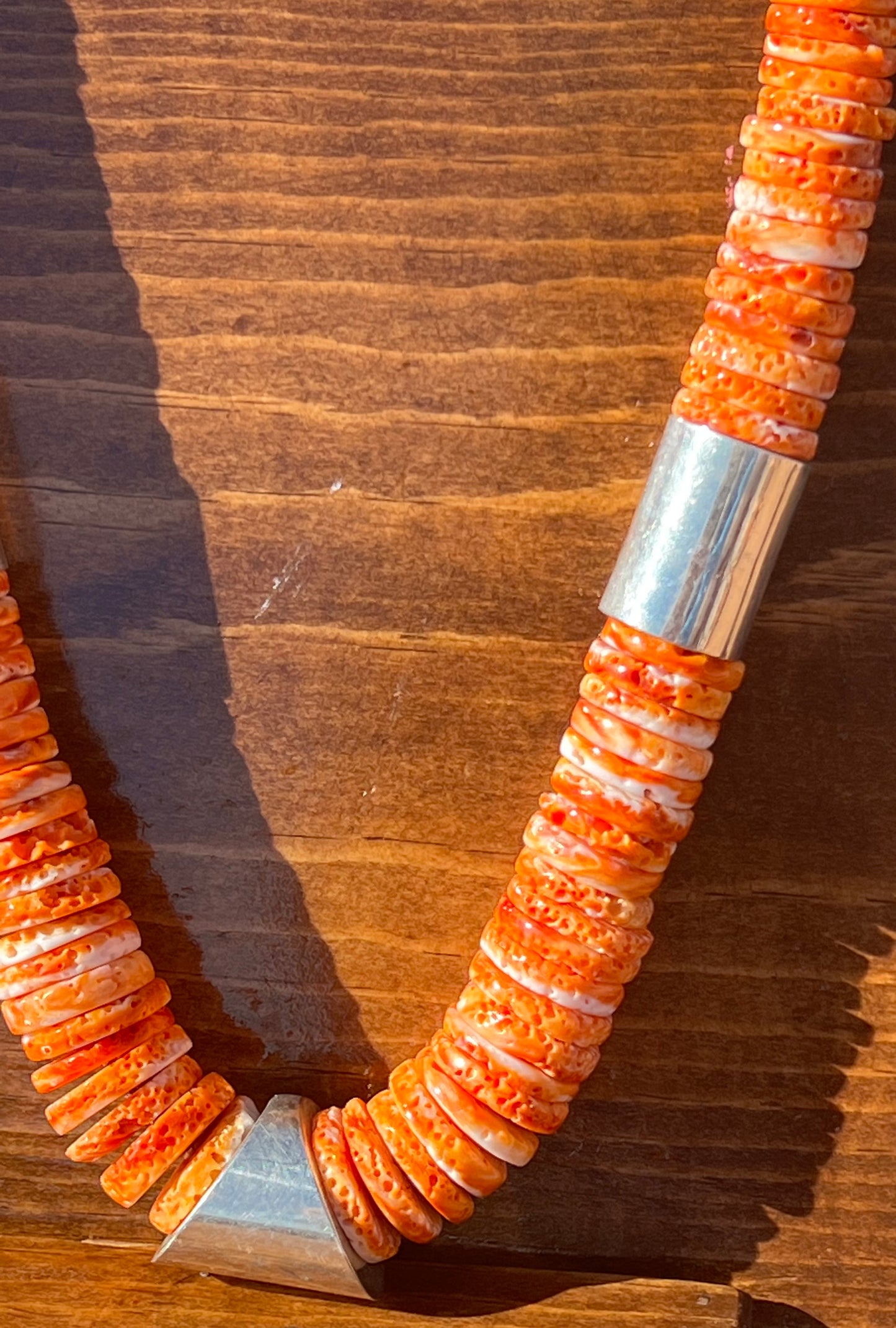 Santo Domingo Orange Spiny Necklace